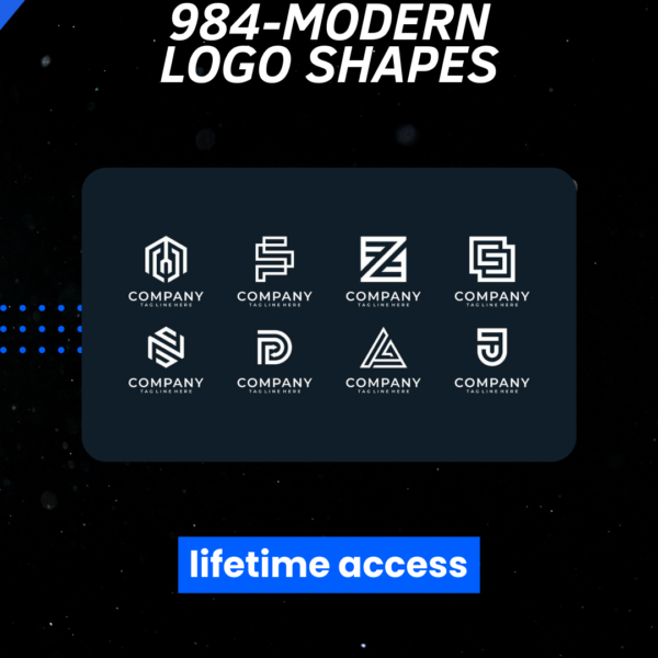 984-Modern Logo Shapes